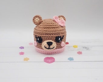 Bear Trinket Box - Crochet Container/Box Pattern PDF