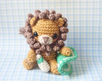 Baby Lion- Crochet Animal Amigurumi Pattern PDF