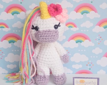 Radiant the Unicorn - Padrão Amigurumi de Crochê-PDF