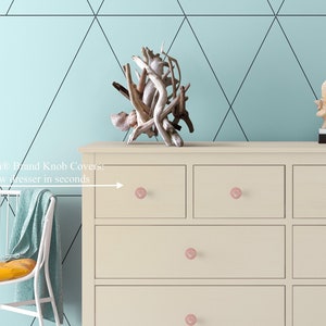 Knopp i maritim skalform för byrå, skåp och kommod