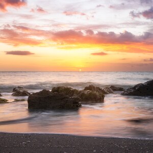 Sunset in Florida - Ocean, Beach Photography, Landscape Photography, Wall Art, Home Decor
