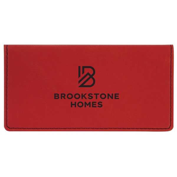 Personalized Checkbook Cover Logo Etsy