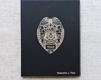 Police Officer organizer Notebook Folio- Padfolio- Portfolio