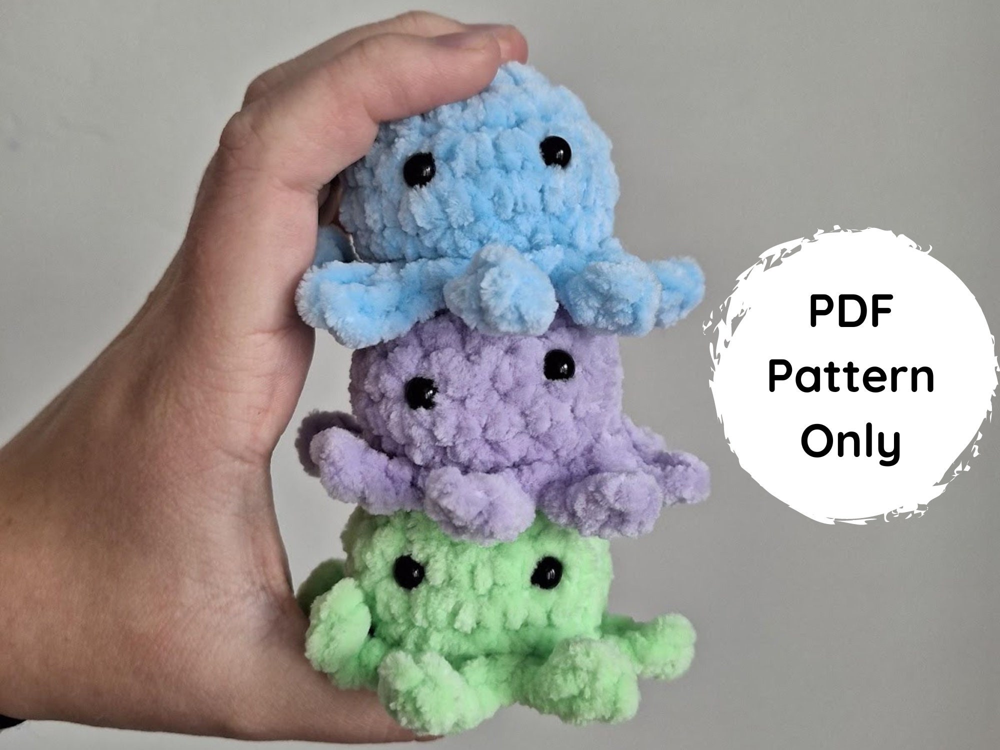 18 Mini Octopus Crochet Patterns: Delightful Projects for Crafty Sea Lovers 11 No-Sew Mini Octopus