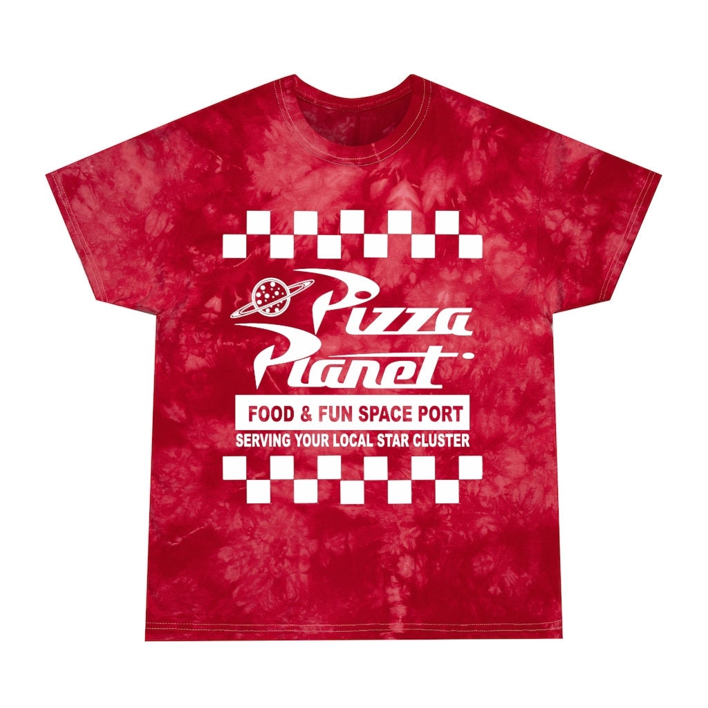 pizza planet button up shirt