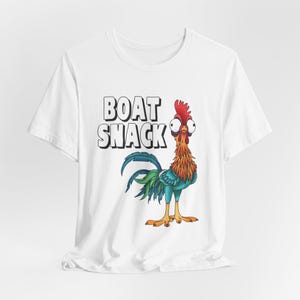 Hei Hei Shirt, Moana Shirt, Funny Disney Shirt, Funny Disney World Shirt, Funny Disneyland Shirt, Boat Snack, S-4X