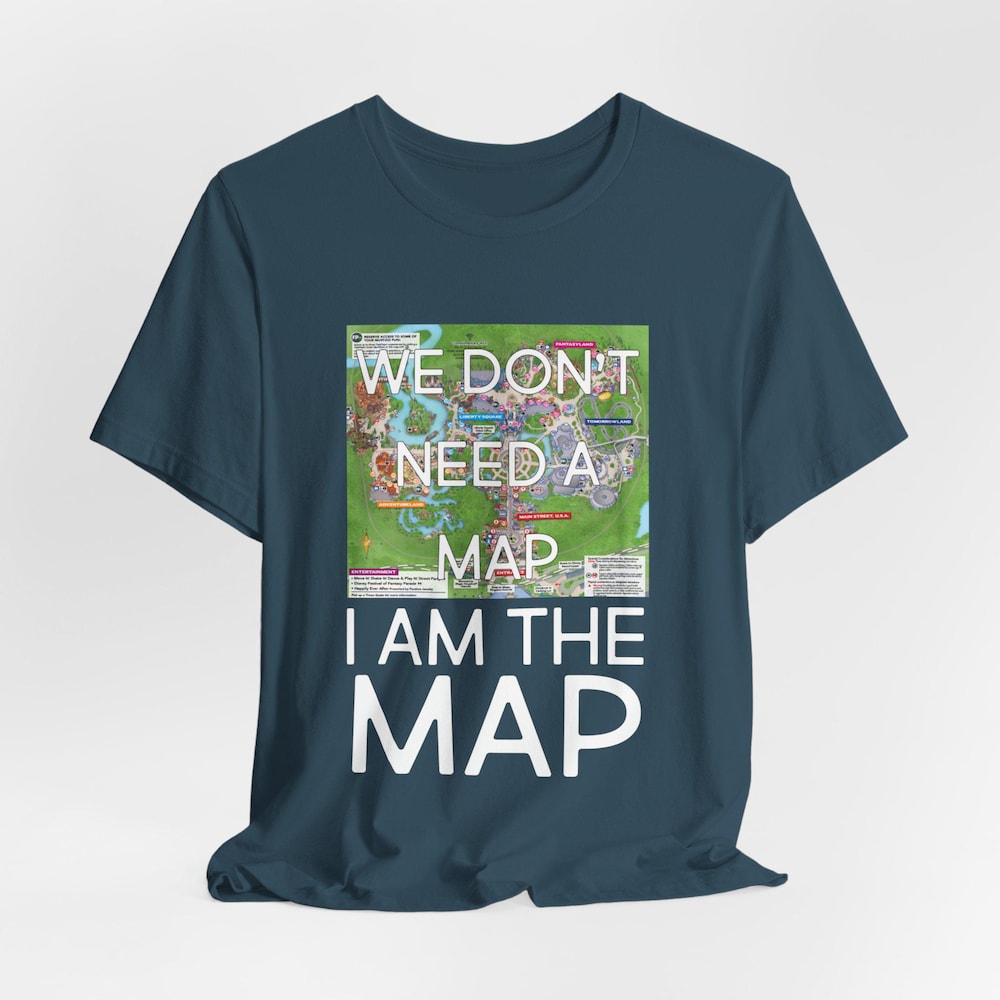 Funny Disney Shirt, Funny Disney World Shirt, Mens Disney Shirt, Disney Shirt For Men, Disney Map Shirt, I Am The Map, S-4X