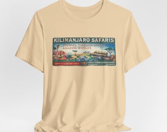 Animal Kingdom Shirt, Kilimanjaro Safari Shirt, Safari Sign, S-4X