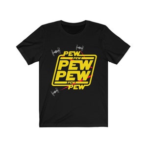 Star Wars Shirt, Star Wars, Pew Pew Shirt, Star Wars Geschenk, Star Wars Shirt für Männer, Star Wars Shirt für Frauen, Pew Pew Pew, Erwachsene S-3X