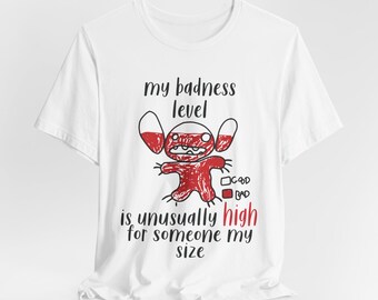 Stitch Shirt, Lilo and Stitch Shirt, Badness Level S-4X