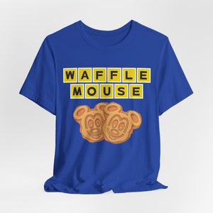 Waffle Mouse Shirt, Funny Disney World Shirt, Mickey Waffle Shirt, Funny Disney Shirt, Mens Disney Shirt, Waffle Mouse, S-4X