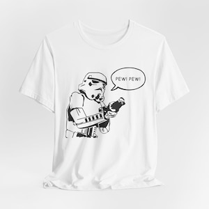Stormtrooper Shirt, Star Wars Shirt, Disney Shirts, Stormtrooper, Pew Pew Shirt, lustige Disney Shirts, Disney Shirts für Männer, Erwachsene S-3XL