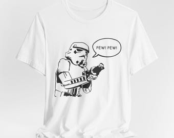 Stormtrooper Shirt, Funny Disney Shirt, Star Wars Shirt, Pew Pew Shirt, Stormtrooper Pew Pew S-4X
