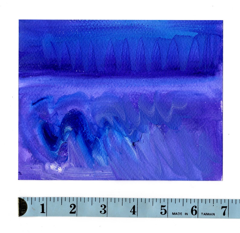 Hand Painted Water Color Paper Purples