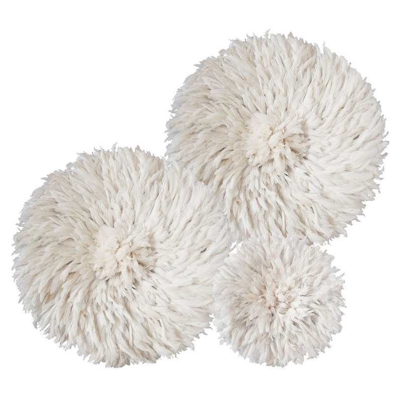 White Juju Hat Wall Décor Set Boho Wall Decor Ivory Juju Hat Etsy
