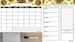 Magnetic Fridge Calendar/Dry Erase/Refrigerator Calendar/Magnetic Refrigerator Boards/Menu Planner/Farmhouse/SUNFLOWERS TOP ONLY Design 