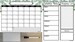 Magnetic Fridge Calendar/Dry Erase/Refrigerator Calendar/Magnetic Refrigerator Boards/Menu Planner/Farmhouse/EUCALYPTUS LEAVES TOP 