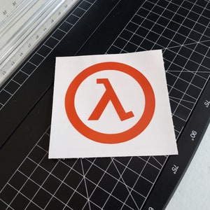 Half Life -  Vinyl Decal - Video Game