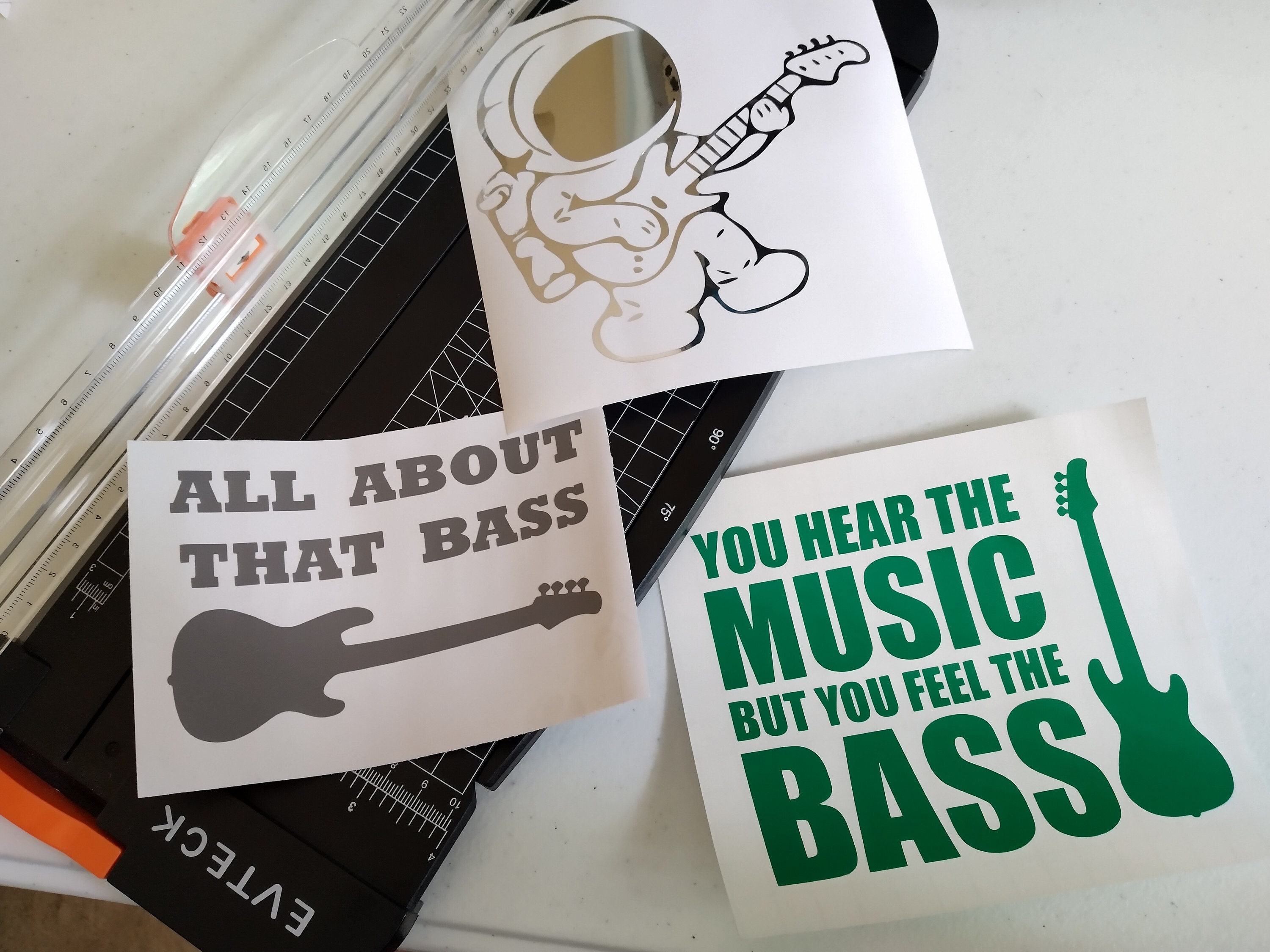 Basstronaut Bass Sticker