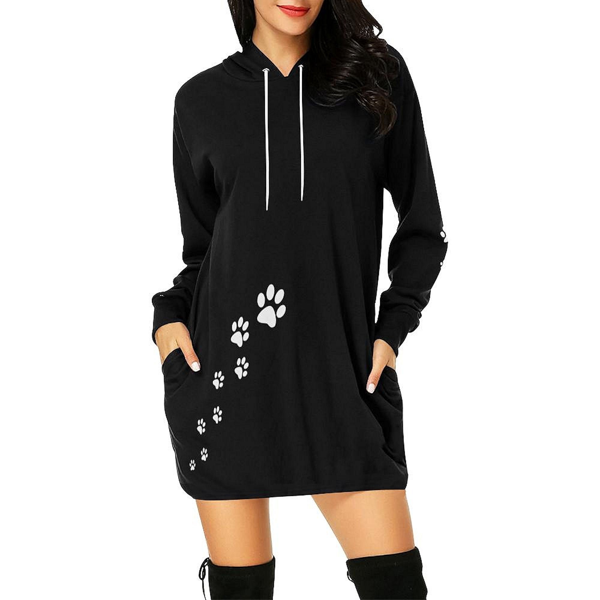 womens oversized sweatshirt dress