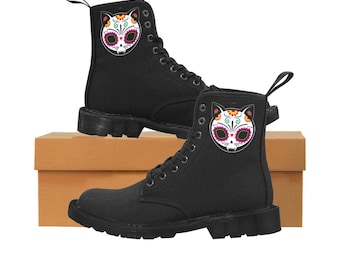 Combat Boots Women Women's Sugar Skull 