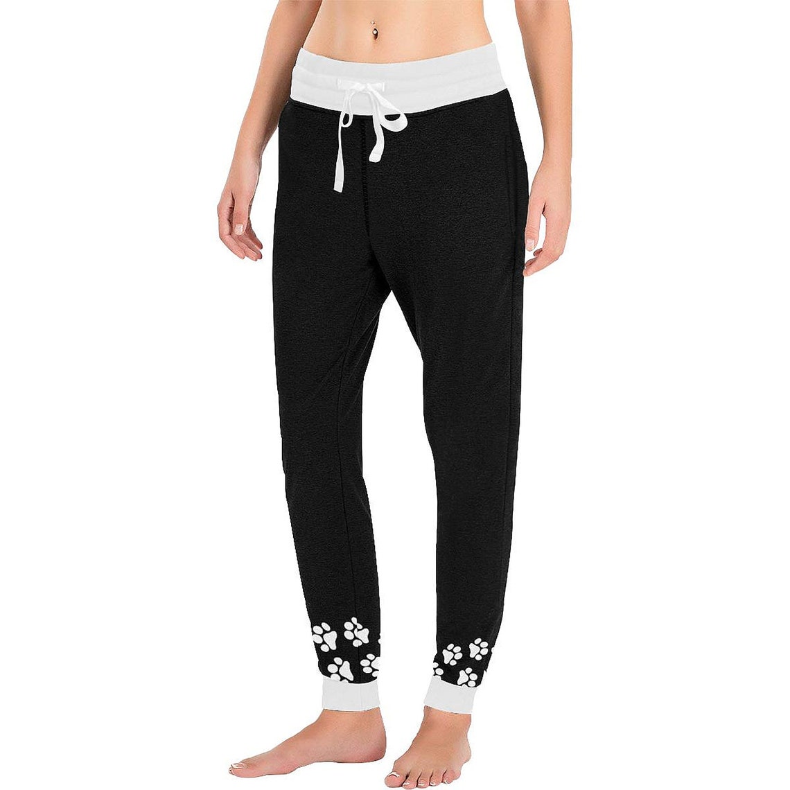 paw print sweatpants