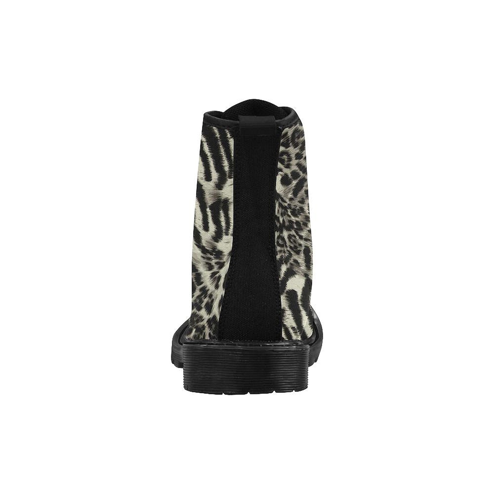 cat leather hiker boots in leopard