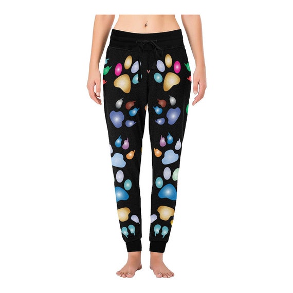 paw print pants