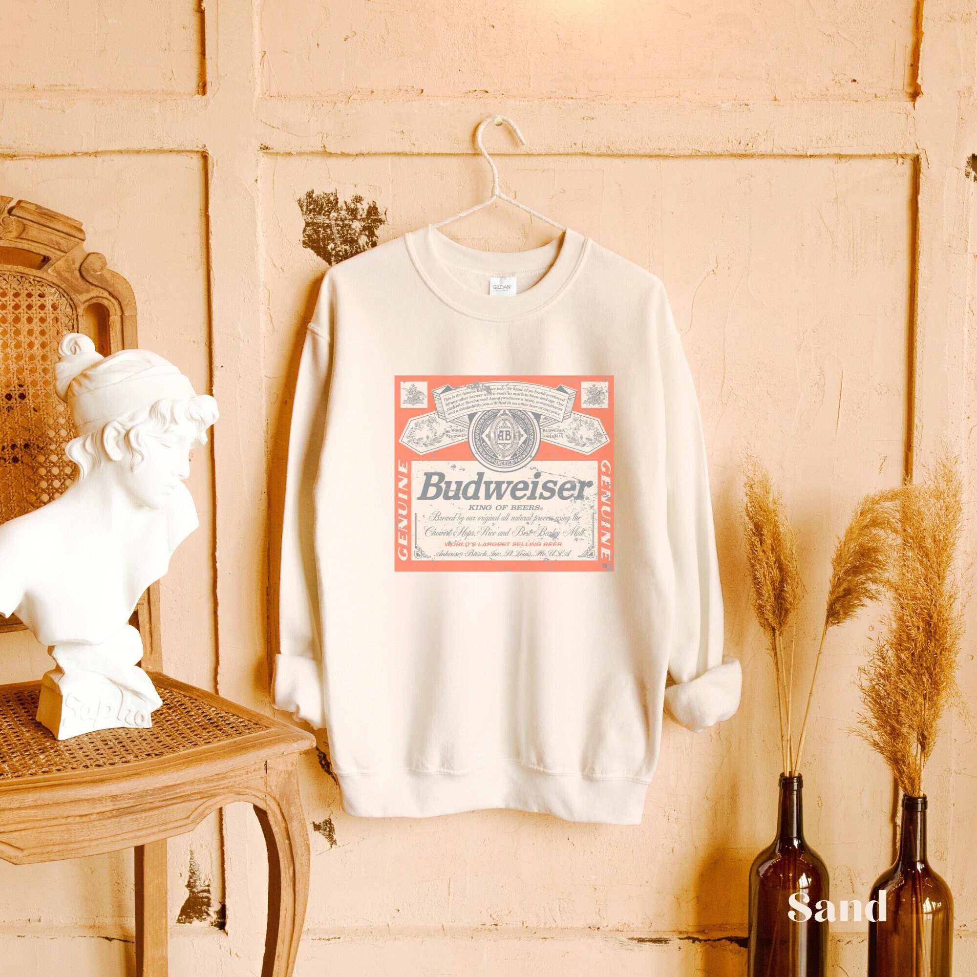 Budweiser Sweatshirt Etsy