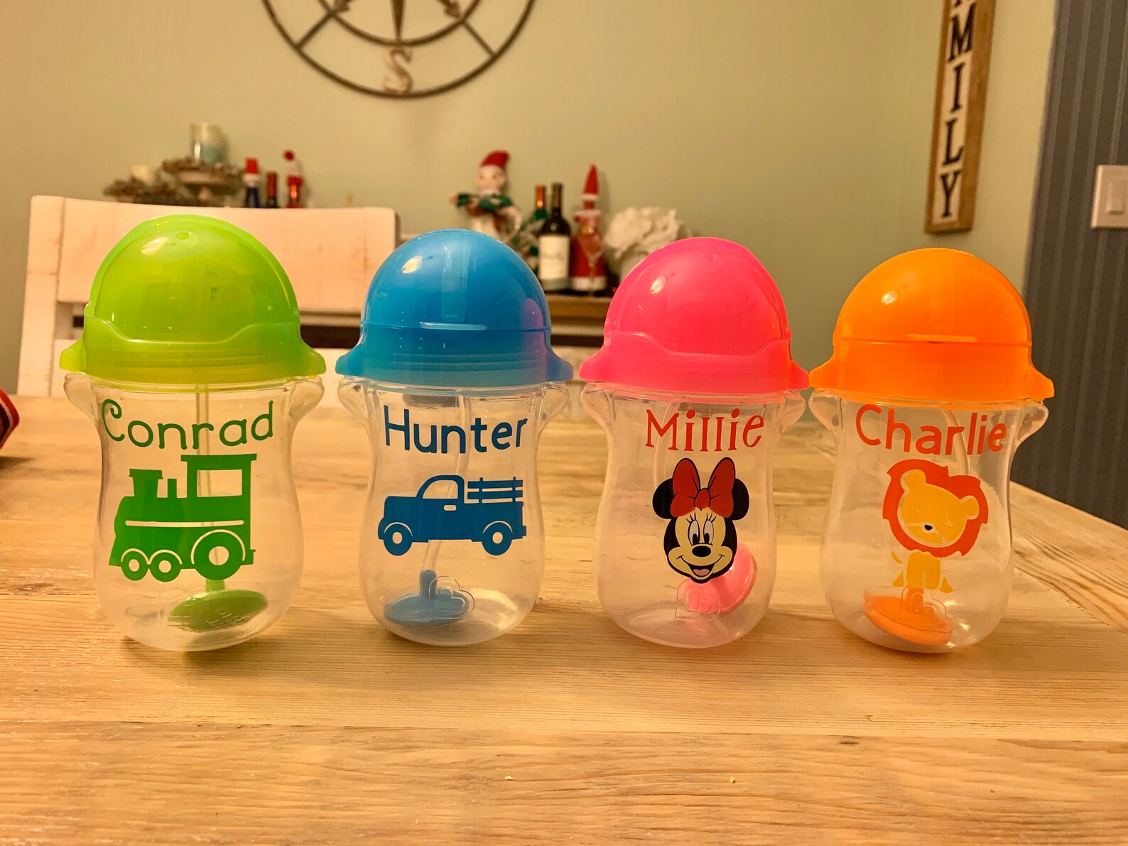 Munchkin Weighted Straw Cup Personalized. Sippy Cup. Straw Etsy