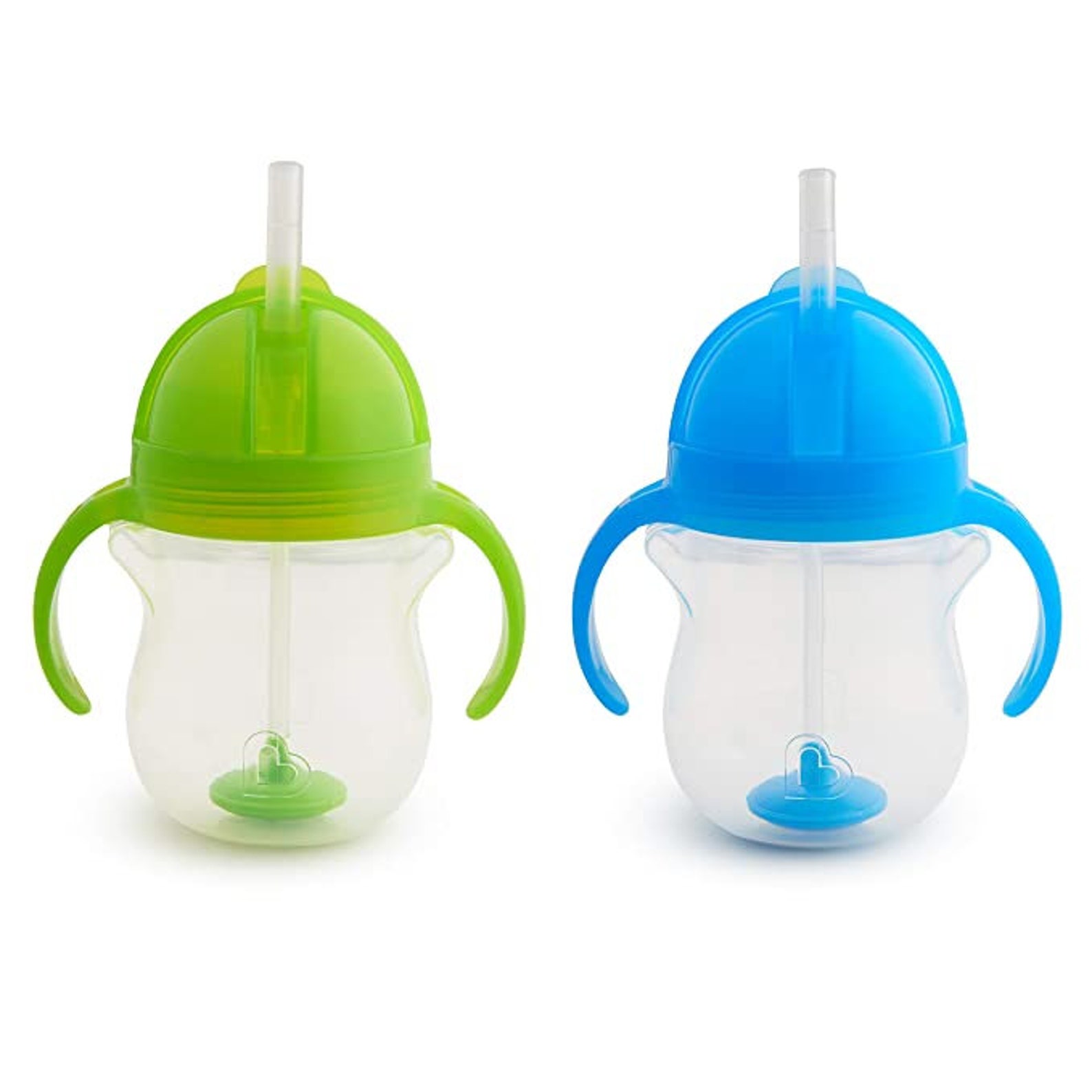 Munchkin Weighted Straw Cup With Handles Personalized. Sippy Cup. Straw