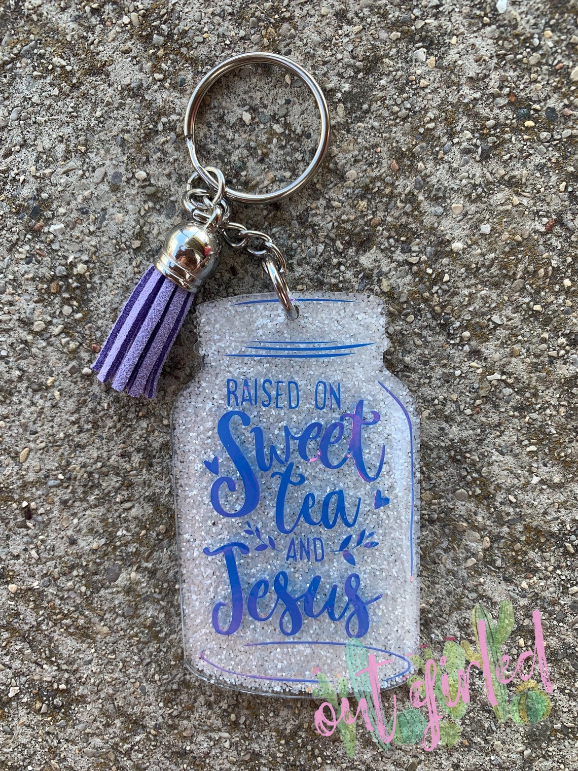 Mason Jar Keychain Completely Customizable Etsy