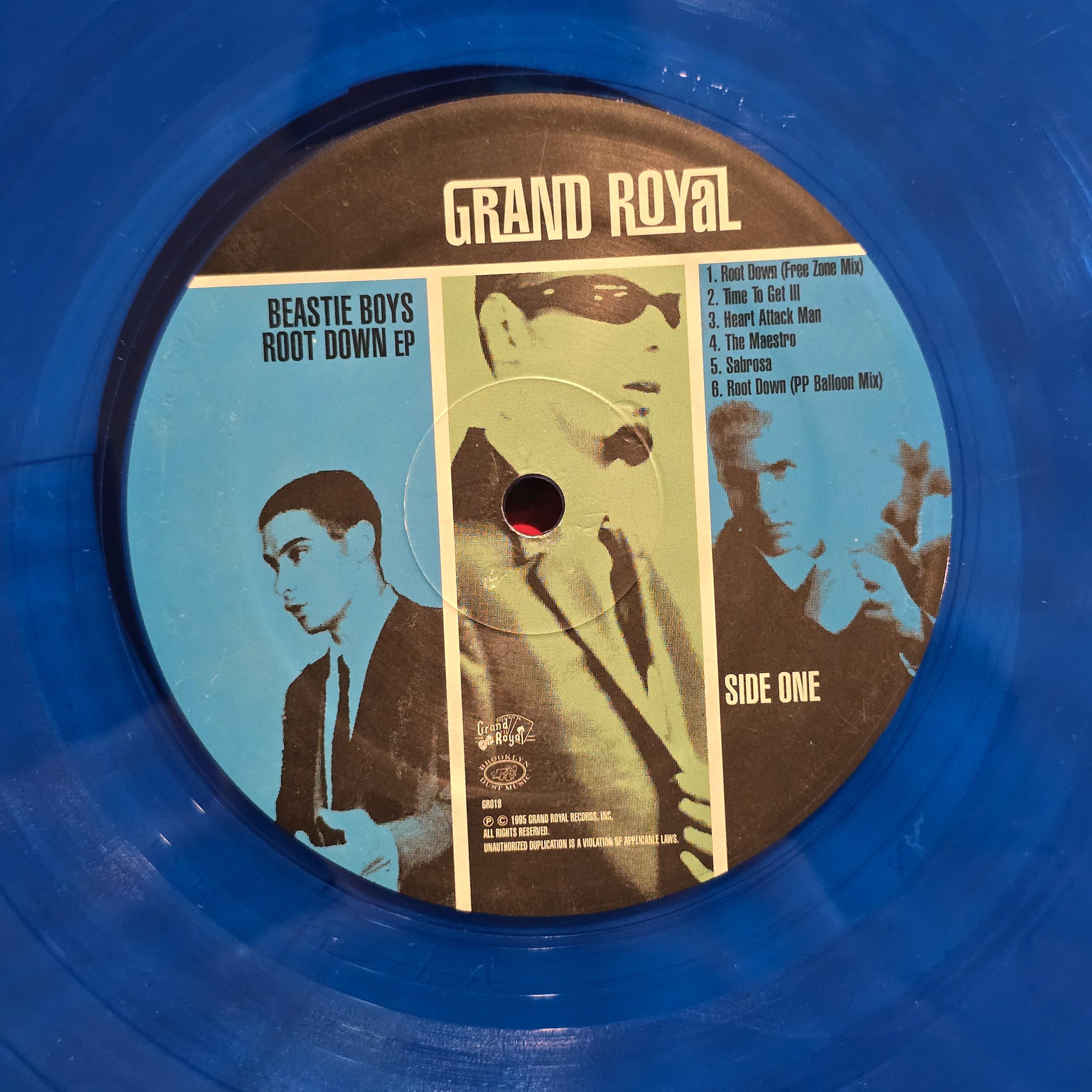 Beastie Boys Signed Lp Root Down Canada Press Blue Vinyl 1995, 3