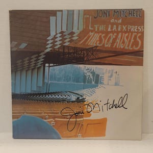 JONI MITCHELL サイン入り　レコード Joni Mitchell Signed Album - Etsy