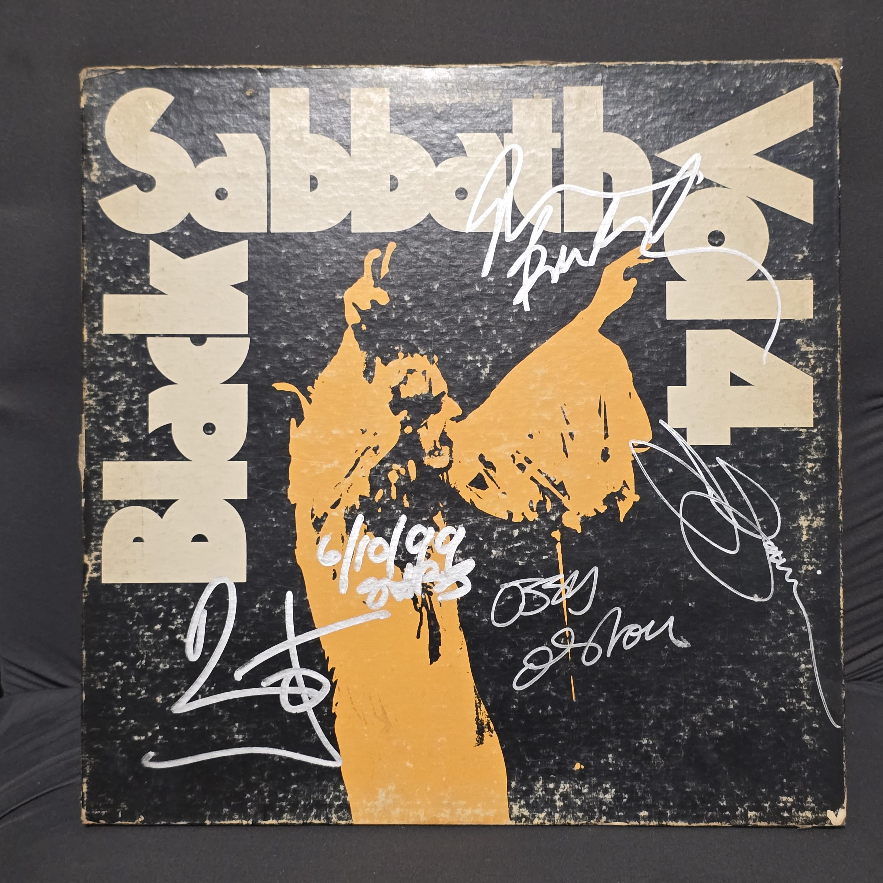 BLACK SABBATH ブラックサバス　サイン入り　レコード Black Sabbath Vinyl Signed - Etsy