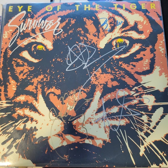 Vintage Survivor Eye of the Tiger LP Record Album Vinyl Start 