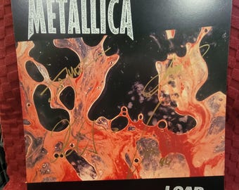 メタリカ 直筆サイン入り ブラックアルバム ビニール - ジェイムズ