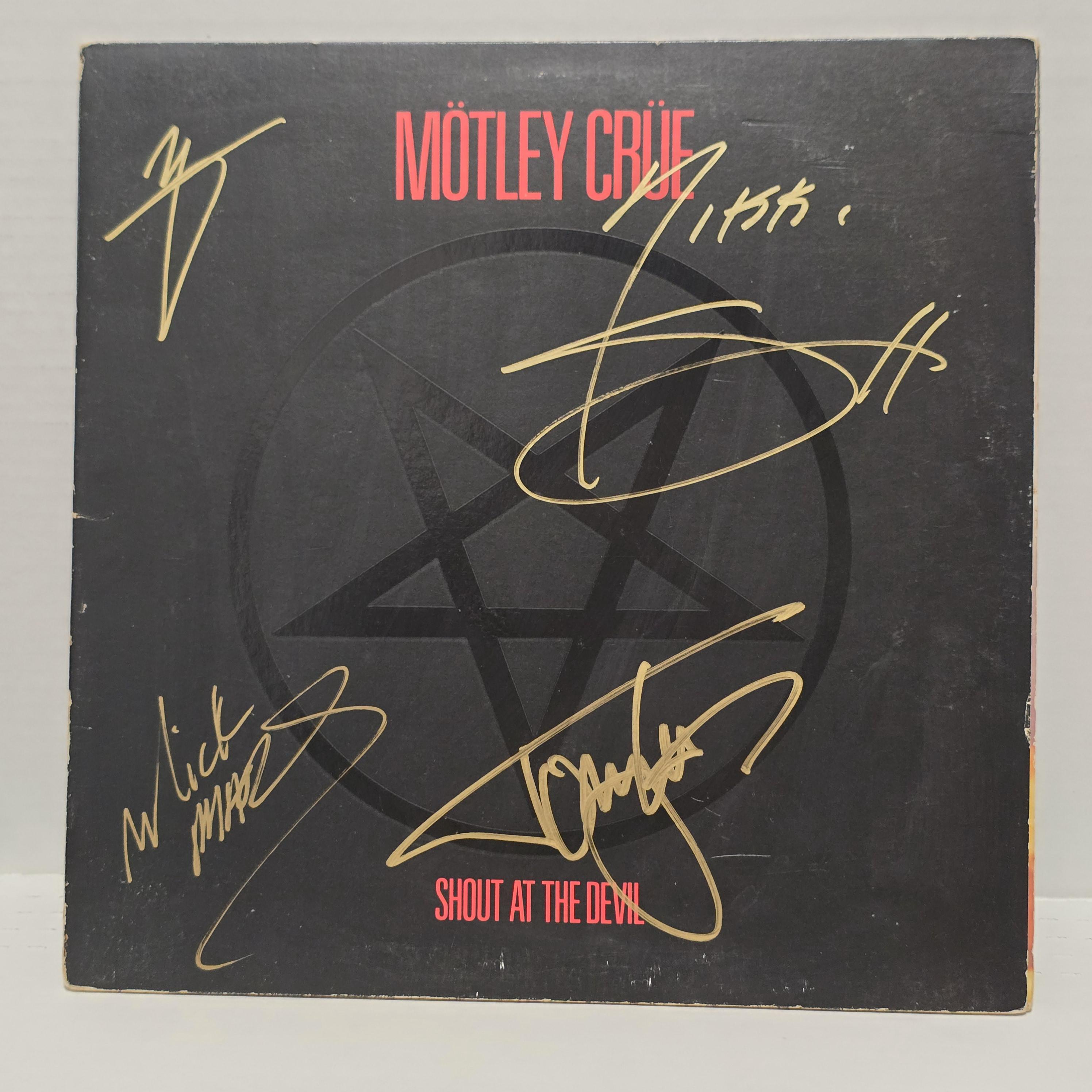 Motley Crue Signed Lp - Etsy