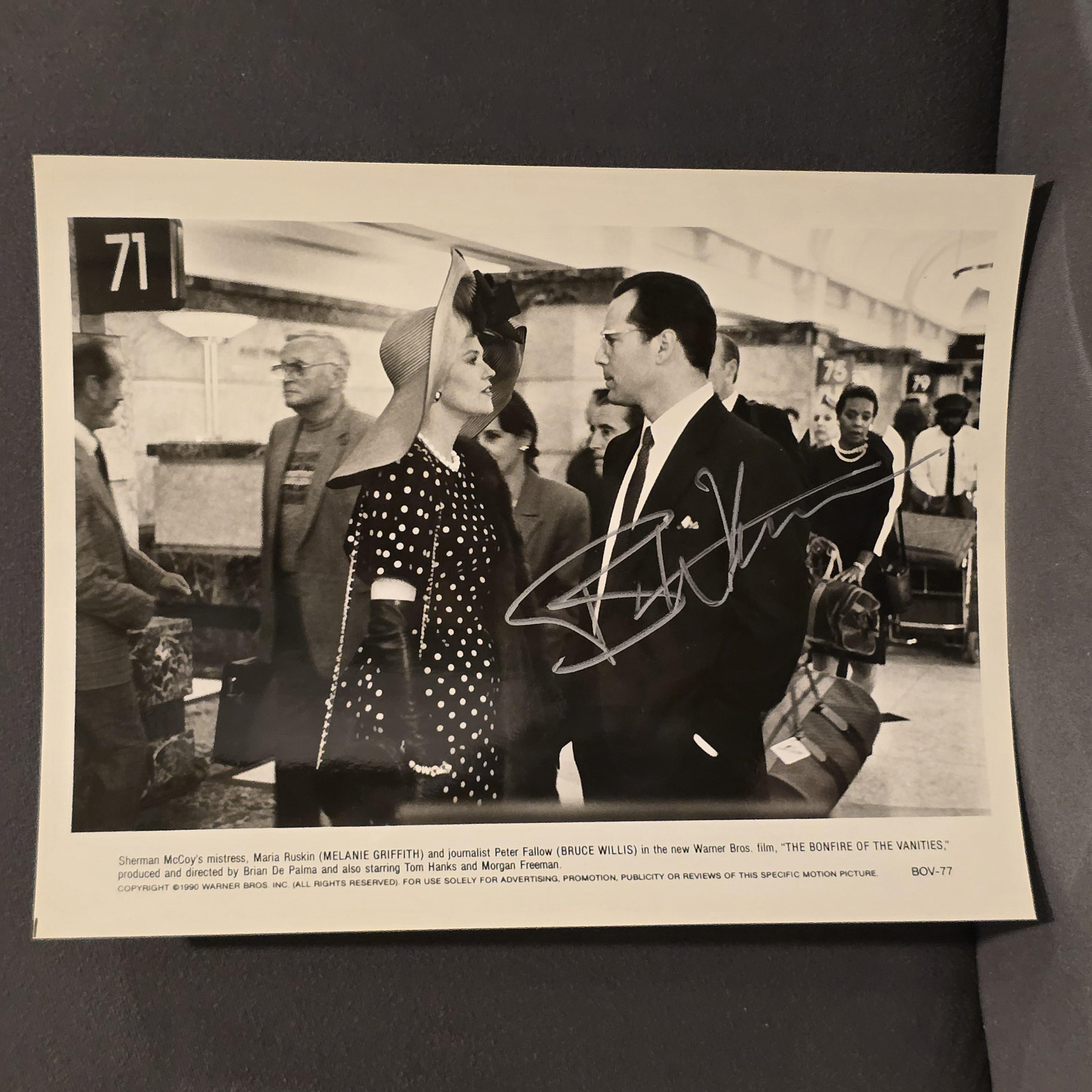 Bruce willis signed - Etsy 日本