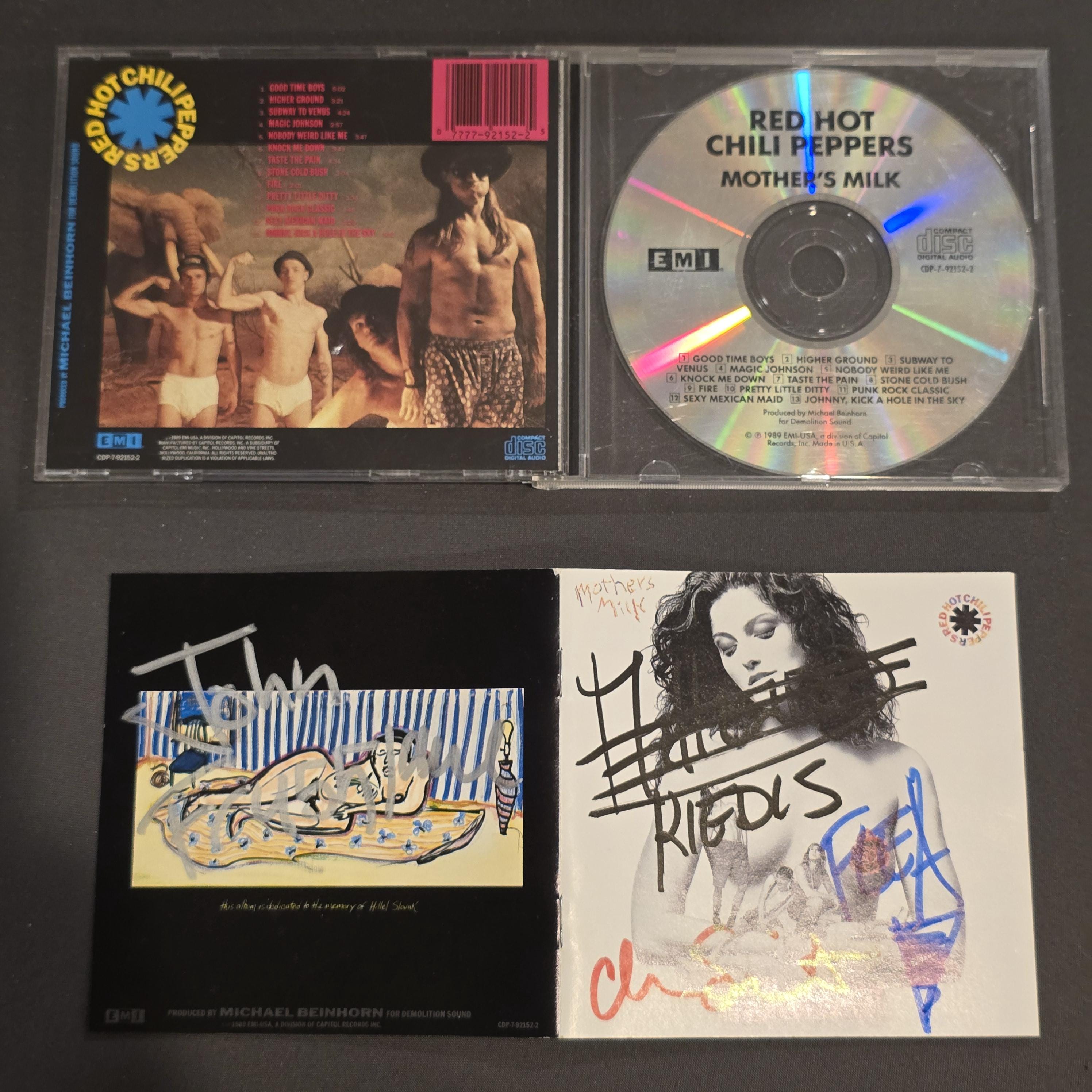 Red Hot Chili Peppers Signed Cd - Etsy