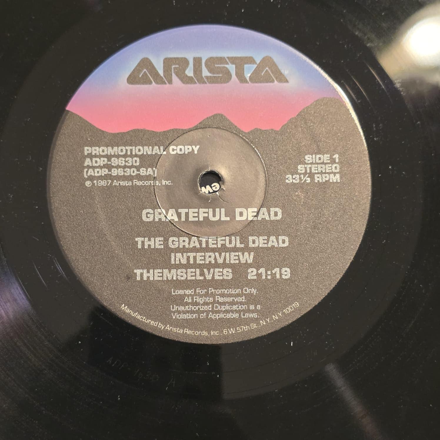 Grateful Dead Signed RARE PROMO Lp Talk to Themselves, 6 Members