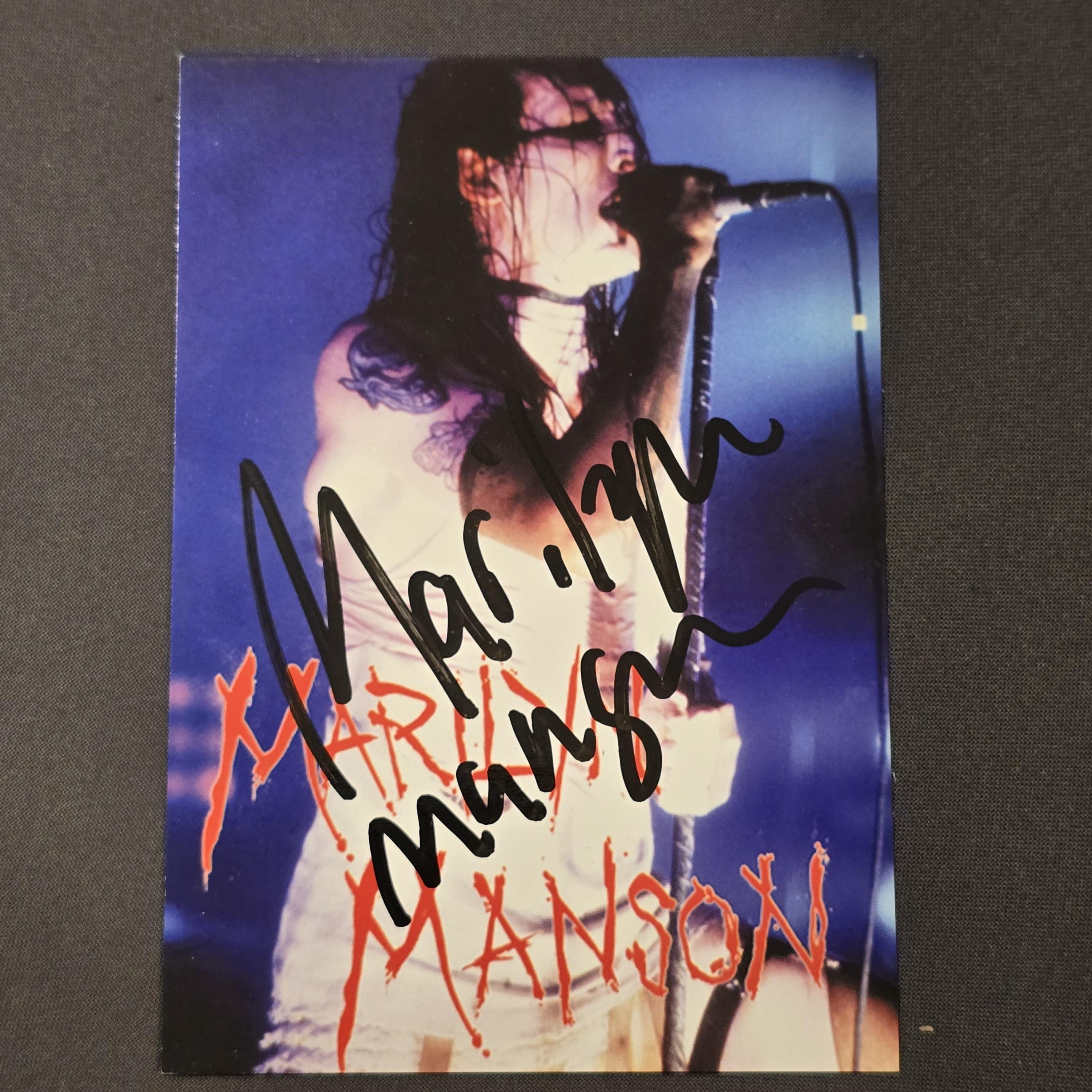 Marilyn Manson Vintage Poster - Etsy