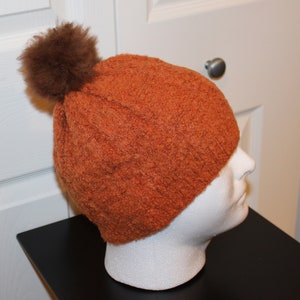 Alpaca Boucle Hat | Alpaca Wool Hat | Winter Essential | Alpaca Fiber Hat |Alpaca Beanie Hat | Hand Knit Alpaca Hat