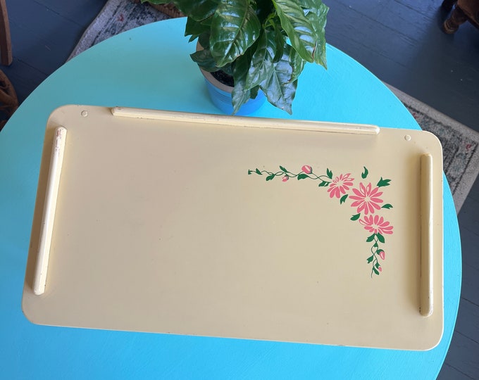 Vintage Foldable Tray Vintage Lap Tray Desk Breakfast Tray Reading Tray