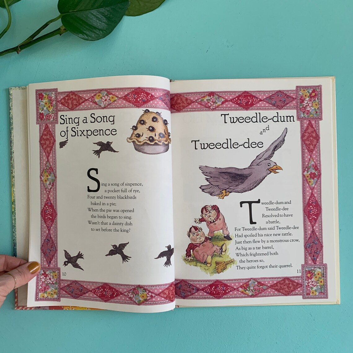 The Calico Book of Mother Goose 1988 Edition Etsy