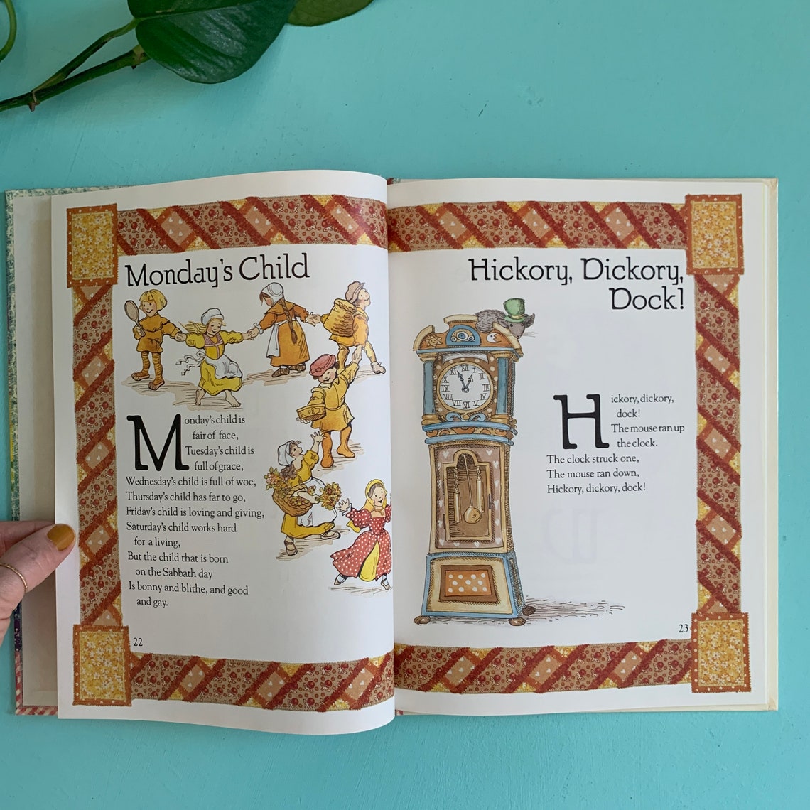 The Calico Book of Mother Goose 1988 Edition Etsy