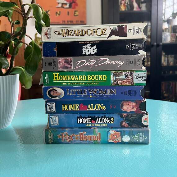 VHS Tapes Movies Home Alone Homeward Bound Wizard of Etsy