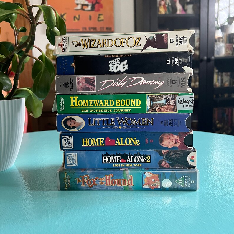 VHS Tapes Movies Home Alone Homeward Bound Wizard of Etsy Ireland