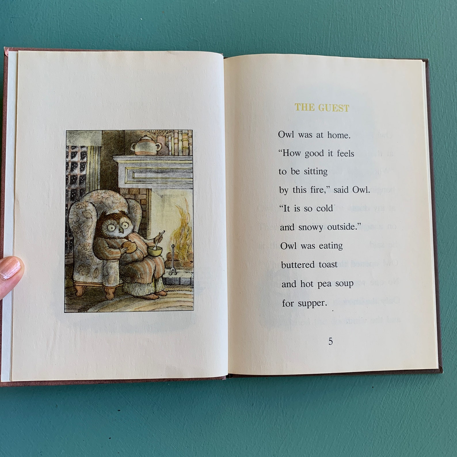 Owl At Home by Arnold Lobel An I Can Read Book Vintage Etsy