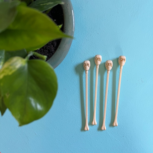 Swizzle Sticks Glass Etsy